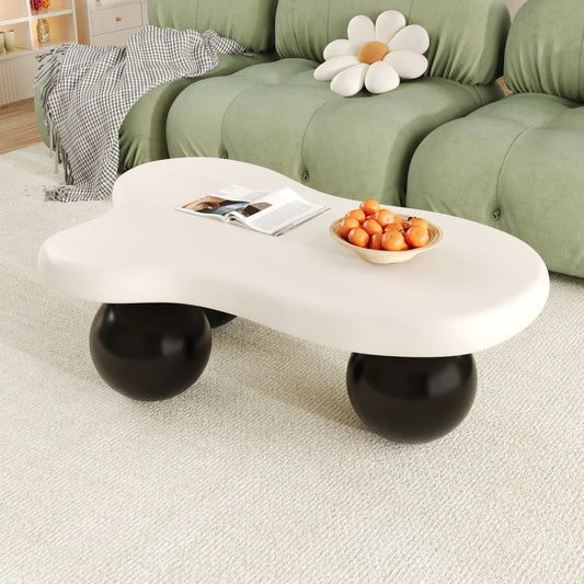 Table basse PINGGO en forme de nuage avec lumières LED